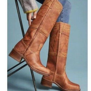 Frye Campus Stitching Horse Size 8.5 in Saddle